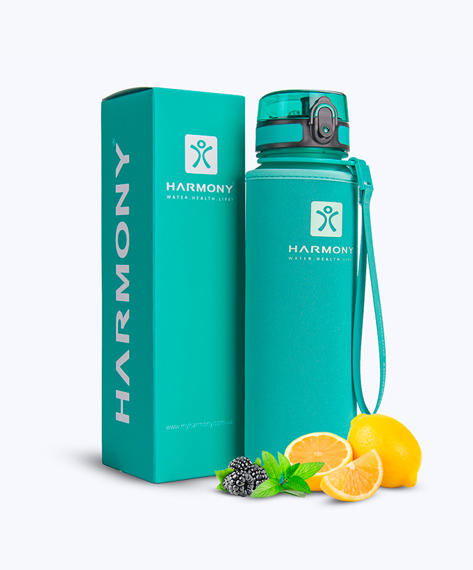 Пляшка для води Harmony Total Aqua 1 л.