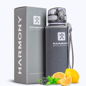 Пляшка для води Harmony Total Graphite 0,5 л.