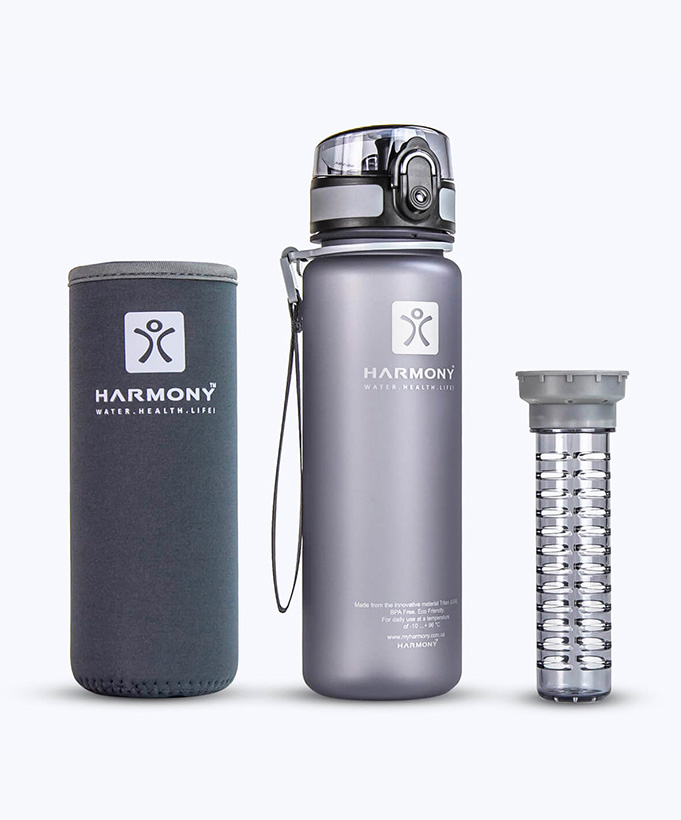 Пляшка для води Harmony Total Graphite 0,5 л.