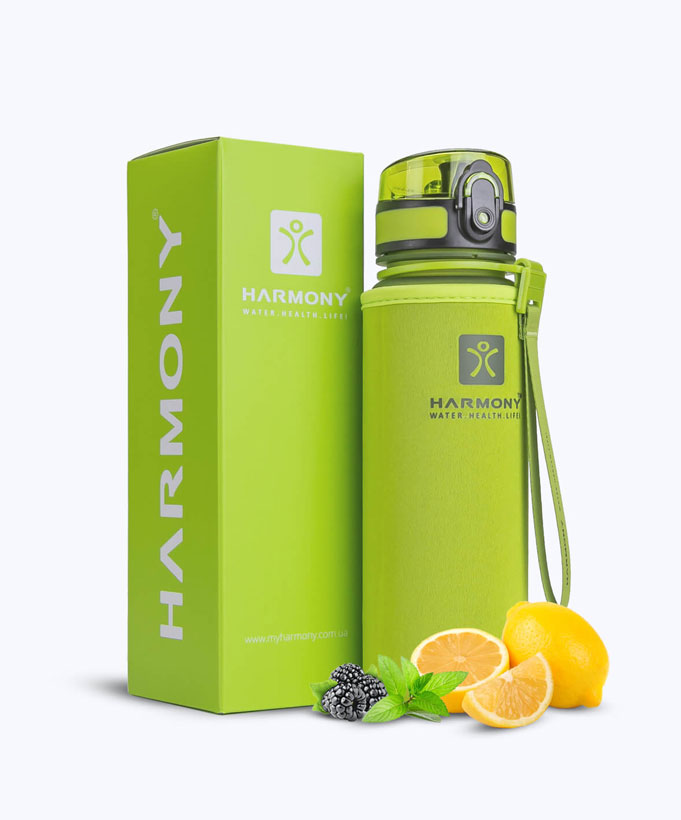 Пляшка для води Harmony Total Oliva 0,5 л.