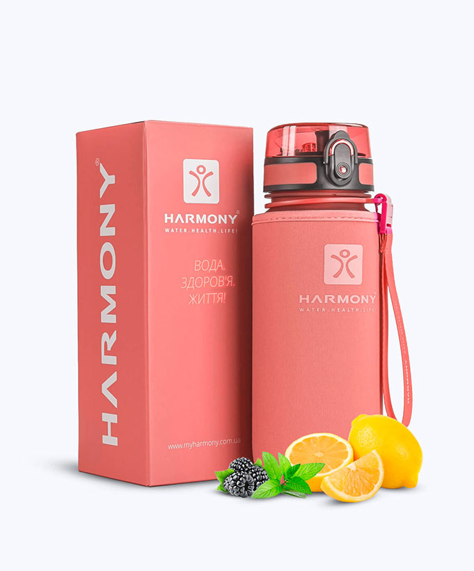 Пляшка для води Harmony Total Peach 0,65 л.