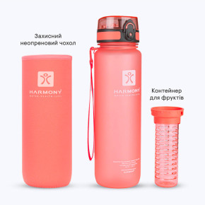 Пляшка для води Harmony Total Peach 1 л.