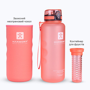 Пляшка для води Harmony Peach 1,5 л.