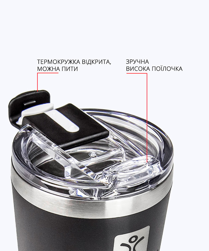 Термокружка Harmony City Black 0,35 л.