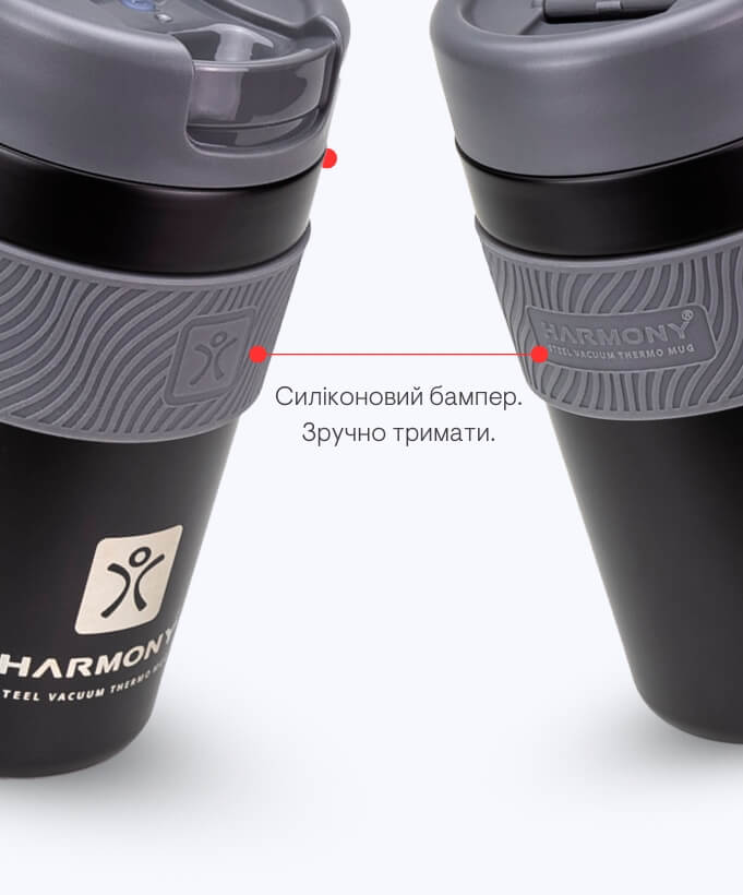 Термочашка Harmony City Black 0,48 л.