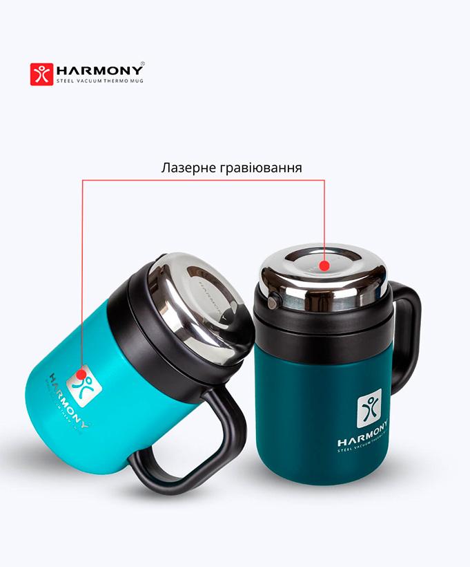 Термокружка Harmony Travel Pro Indigo 0,5 л.