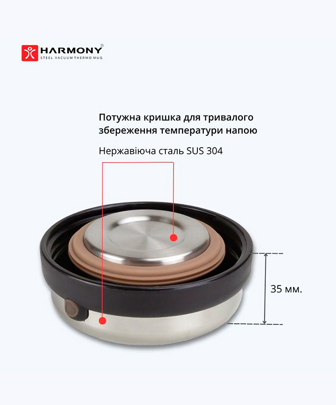Термокружка Harmony Travel Pro Indigo 0,5 л.