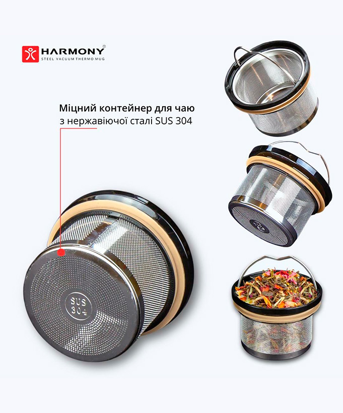 Термокружка Harmony Travel Pro Sunflower 0,5 л.