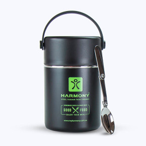 Термос для їжі Harmony Black 0,8 л.