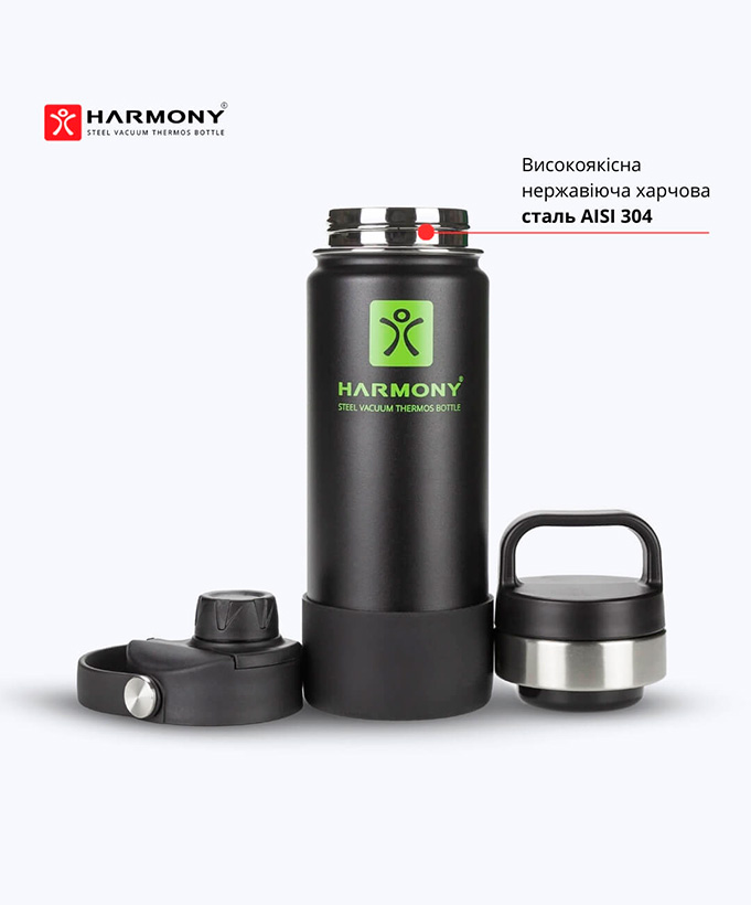 Термос Harmony Comfort Black 0,5 л.