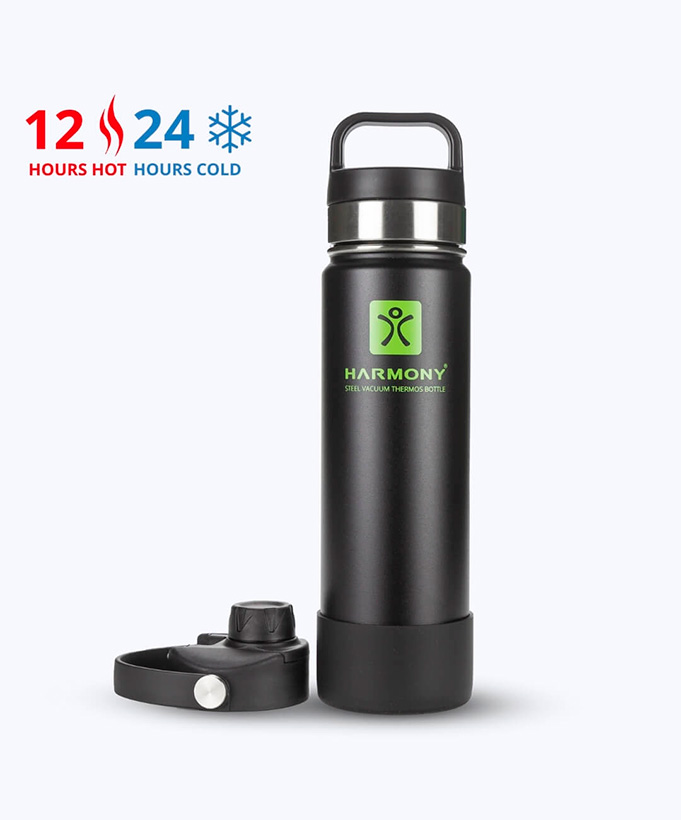 Термос Harmony Comfort Black 0,65 л.
