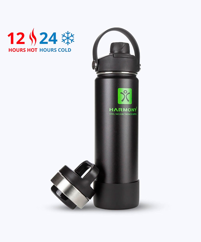 Термос Harmony Comfort Black 0,65 л.