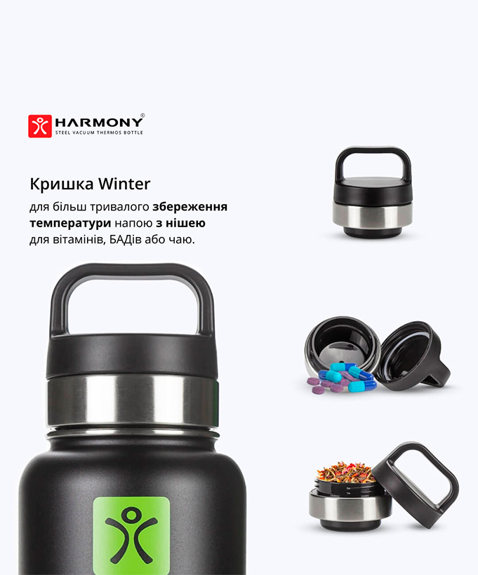 Термос Harmony Comfort Black 1 л.